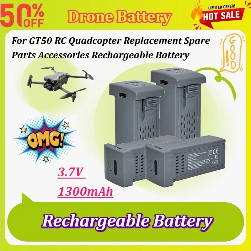 Drone Rc Gt50 - Новые аккумуляторы для дронов 3.7V 1300mAh