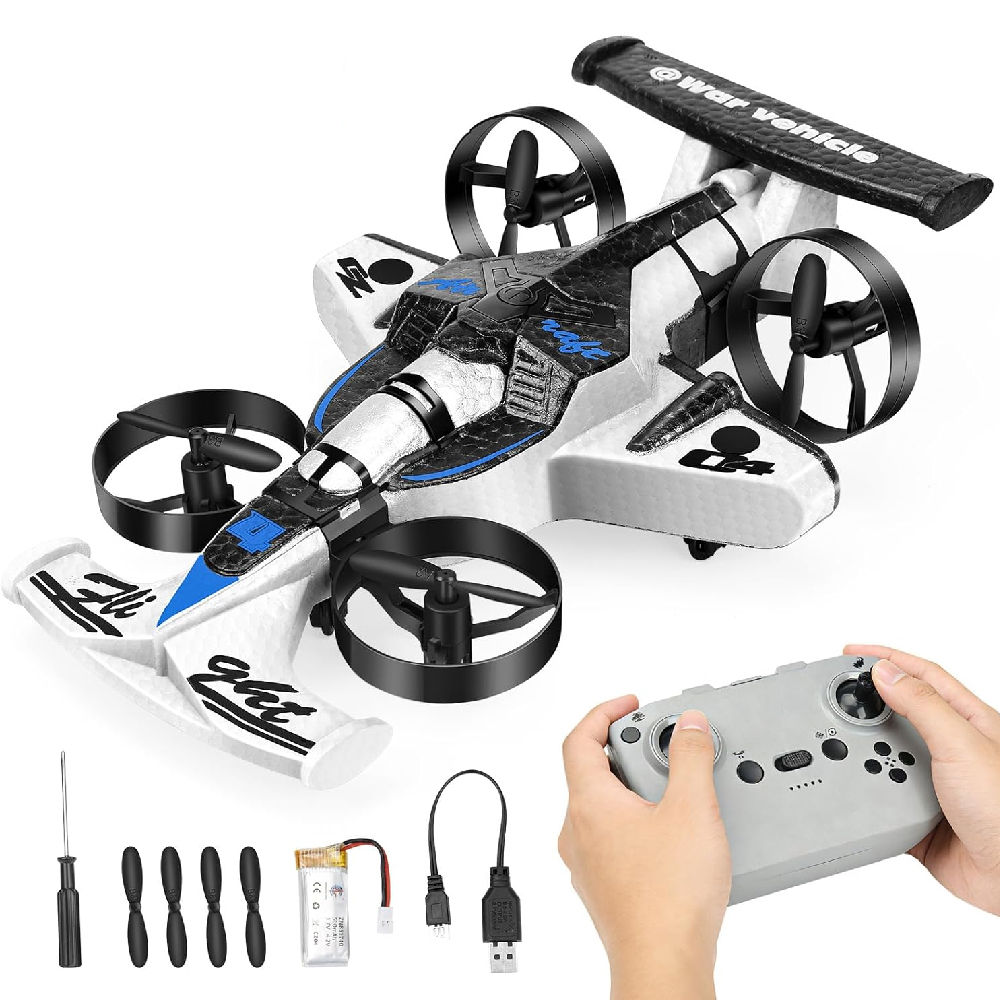 Rc Drone And Flying Car - Двухрежимный радиоуправляемый летающий автомобиль, квадрокоптер-дрон 2-в-1