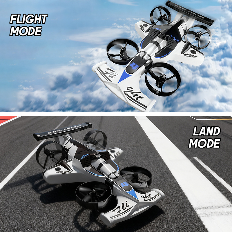 Drone Motor Rc Car - Мини-дрон 2 в 1, летающий автомобиль