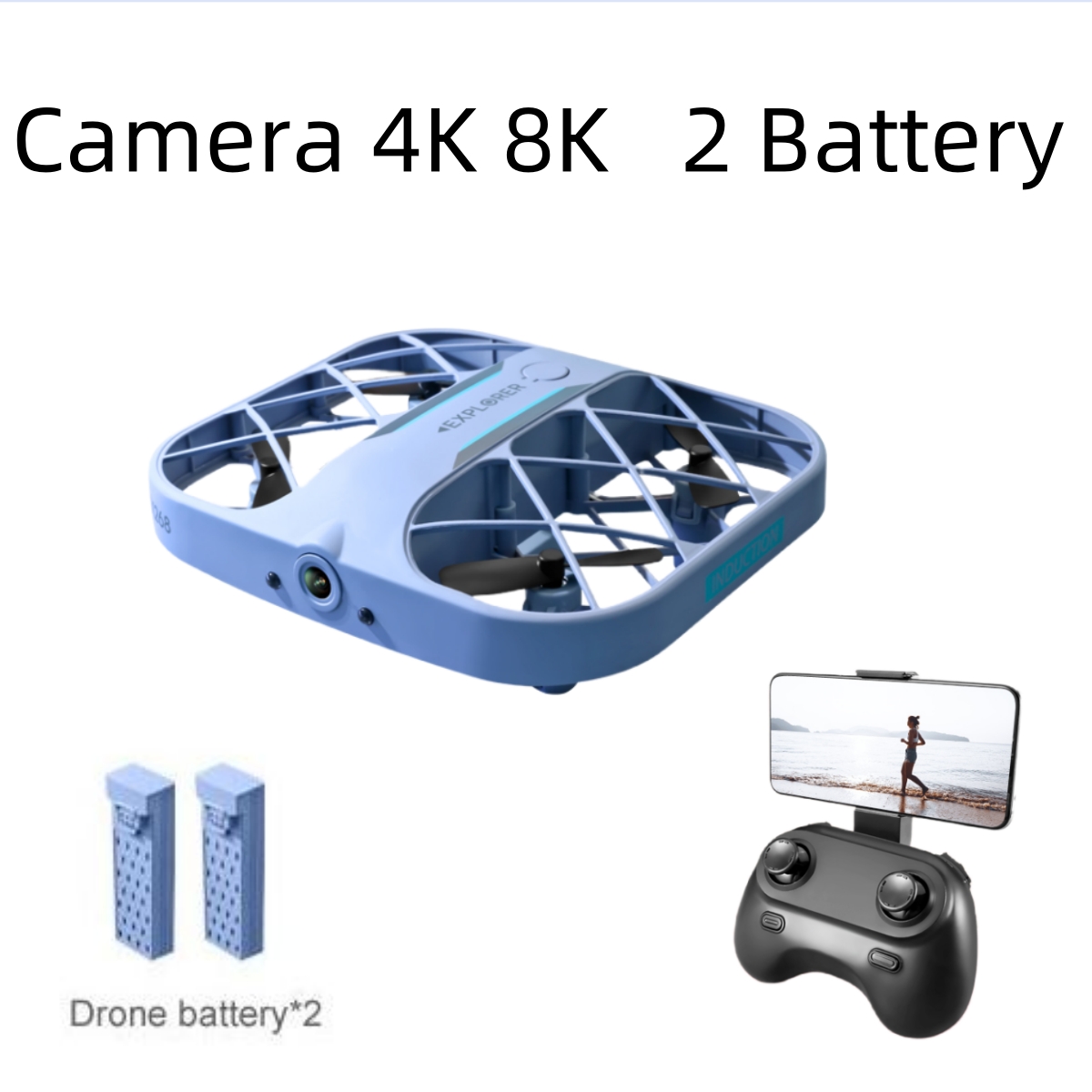 Dron Rc Quadcopter - JJRC H107 FPV RC дрон с