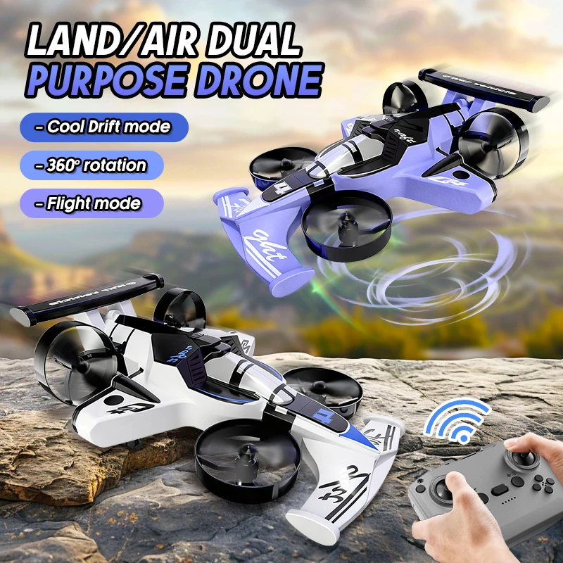 2 в 1, квадрокоптер с дистанци – обзор и цена Rc Drone And Flying Car