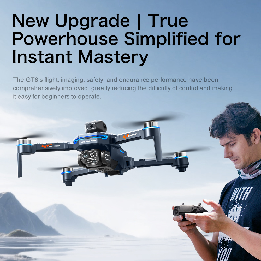 Оригинальный дрон GT8 8K с про – обзор и цена Rc Drone E88