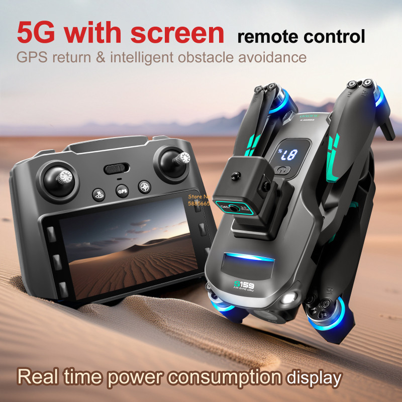 Двойная камера 8K, 5G, WIFI, F – обзор и цена Dron Rc Quadcopter