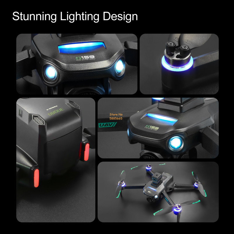 Двойная камера 8K, 5G, WIFI, F – обзор и цена Dron Rc Quadcopter