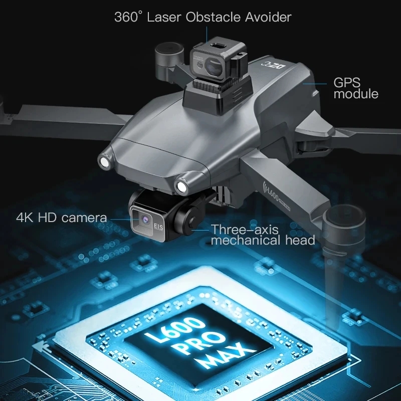 L600 PRO MAX GPS Дрон Професси – обзор и цена Dron Rc Quadcopter